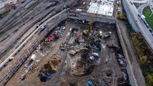 CS Campus, Praha 5 – Smíchov, 191 vrtů x 199m, realizace