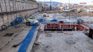 CS Campus, Praha 5 – Smíchov, 191 vrtů x 199m, realizace