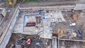 CS Campus, Praha 5 – Smíchov, 191 vrtů x 199m, realizace