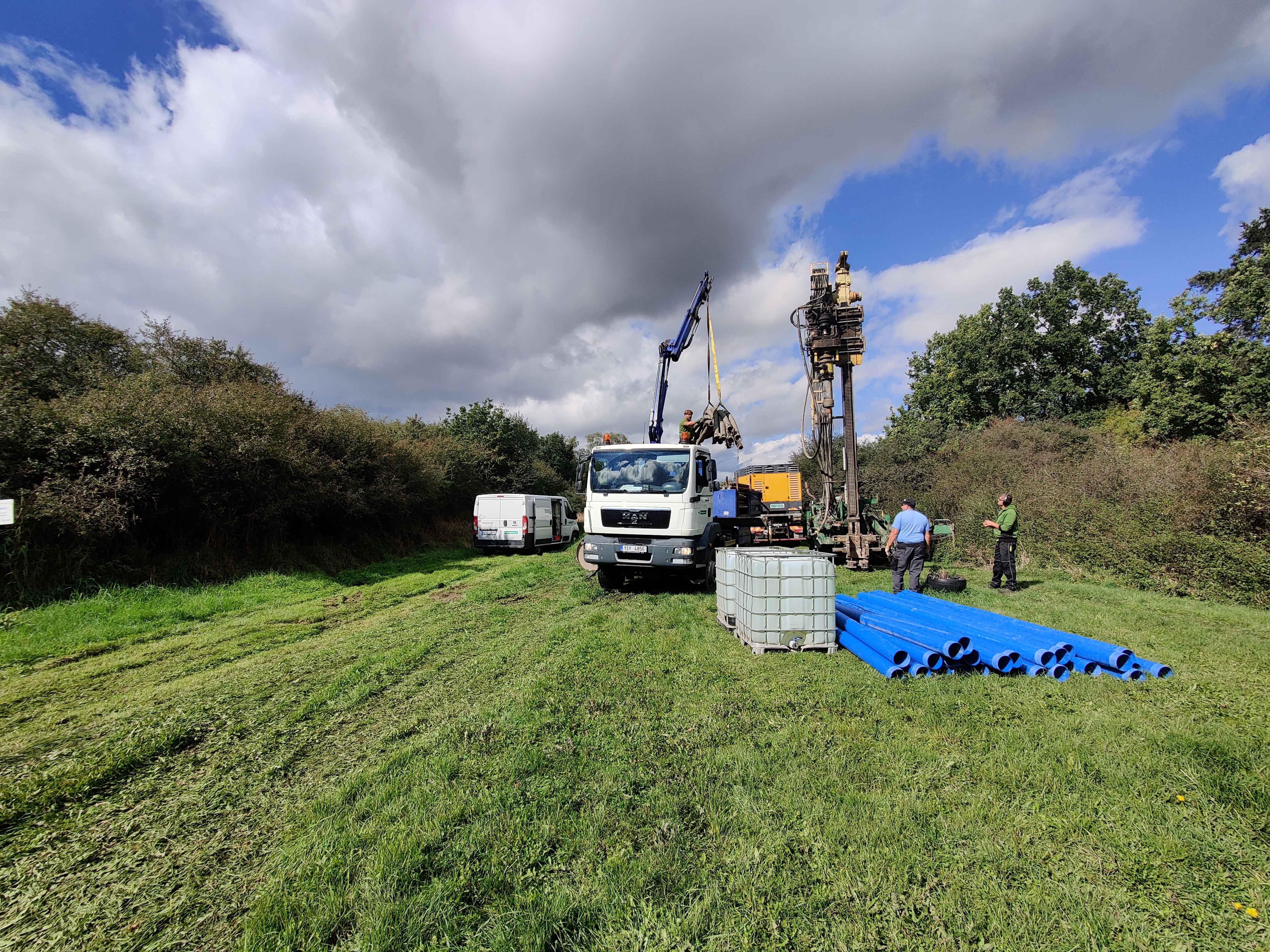 Hydrogeologické průzkumné vrty na lokalitách Kozojedy, Pernarec, Plasy