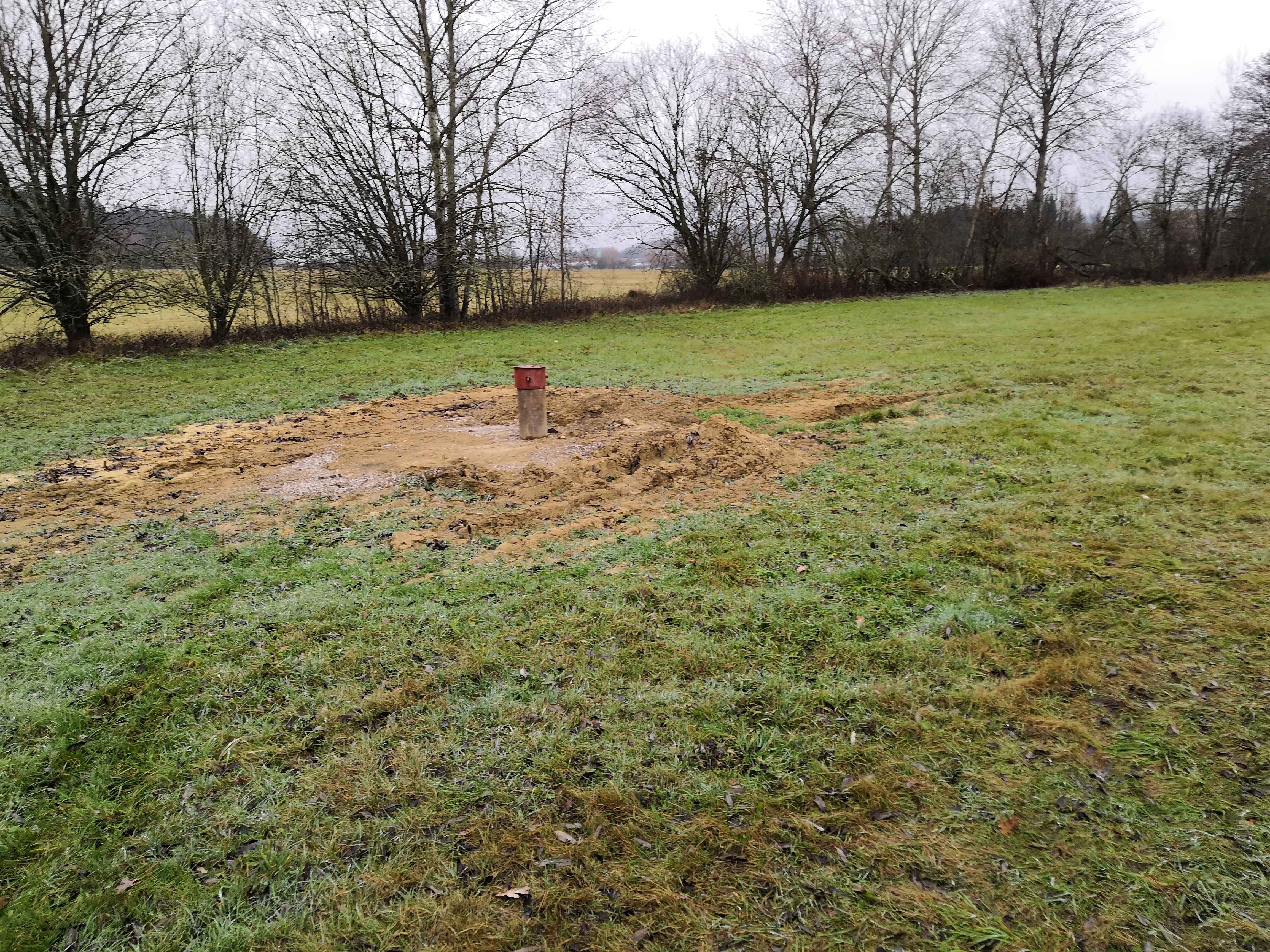 Hydrologický průzkumný vrt pro obec Chocenice