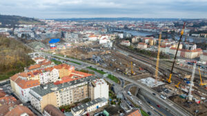 Praha 5 – Smíchov – Objekt OLOE, 51 vrtů x 199m, realizace