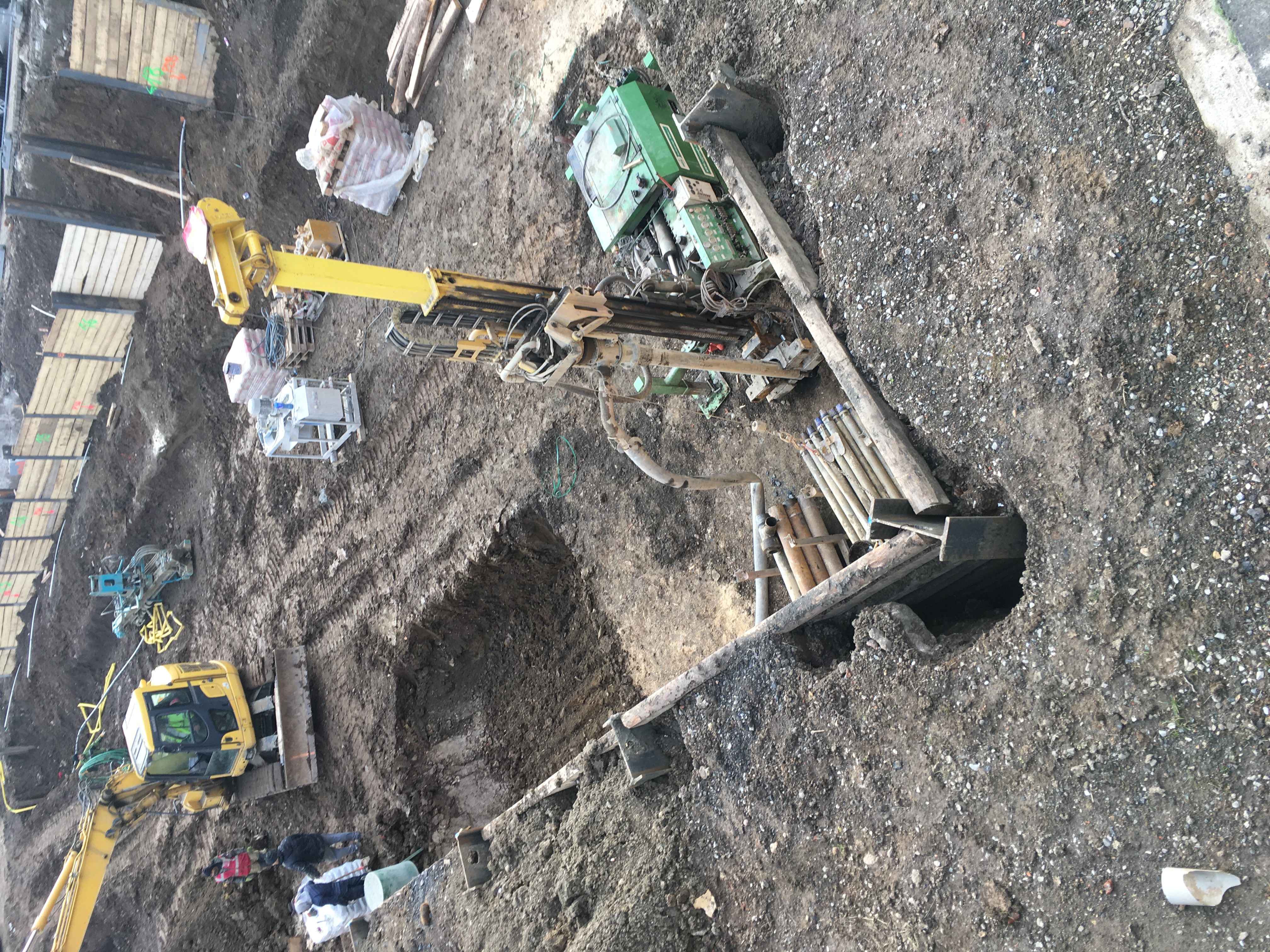 Vrty pro tepelné čerpadlo BD Černošice 17 bytů