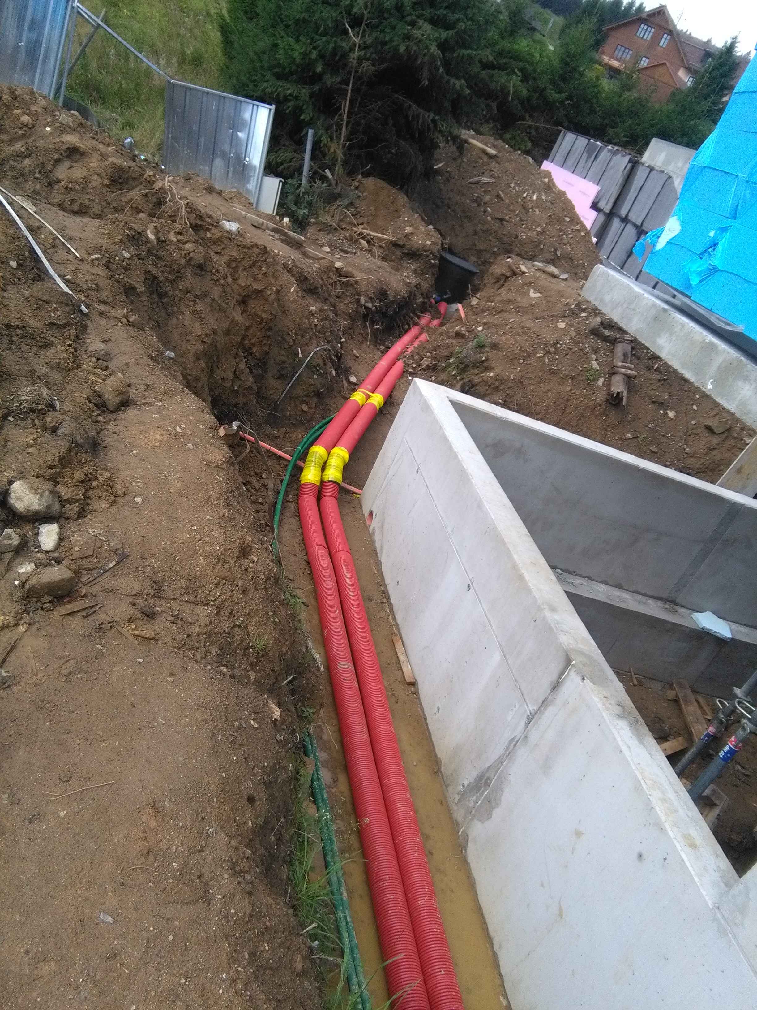 Vrty pro tepelné čerpadlo na lokalitě Kvilda, Penzion U Malíků